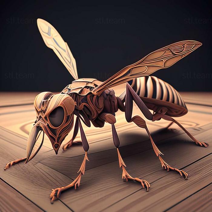 3D model Polistes delhiensis (STL)